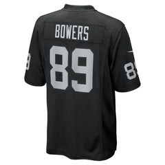 Brock Bowers Las Vegas Raiders Youth Game Jersey Black | Nike for Sale