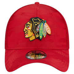 Chicago Blackhawks New Era Active Subtle Camo 39THIRTY Flex Hat - Red - NHL
