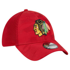 Chicago Blackhawks New Era Active Subtle Camo 39THIRTY Flex Hat - Red - NHL