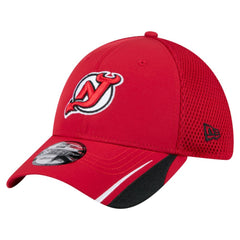 New Jersey Devils New Era Linear Featherweight 39THIRTY Flex Hat - Red - NHL
