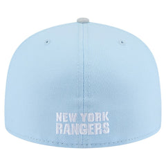 New York Rangers New Era Color Pack 2-Tone 59FIFTY Fitted Hat - Light Blue/Gray - NHL