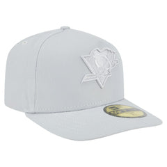 Pittsburgh Penguins New Era Color Pack A-Frame 59FIFTY Fitted Hat - Gray - NHL