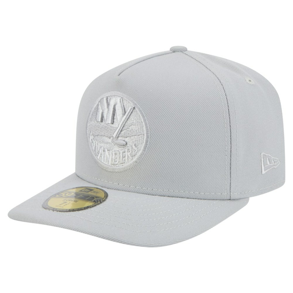 New York Islanders New Era Color Pack A-Frame 59FIFTY Fitted Hat - Gray - NHL
