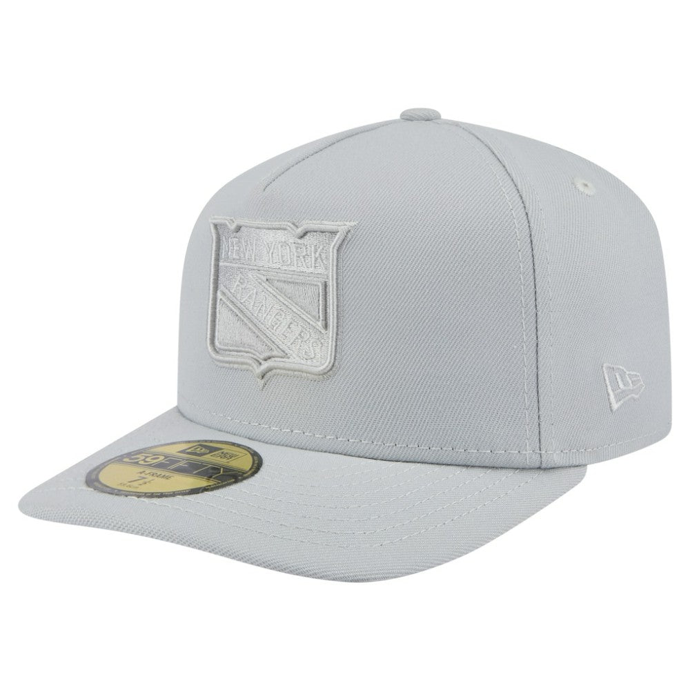 New York Rangers New Era Color Pack A-Frame 59FIFTY Fitted Hat - Gray - NHL