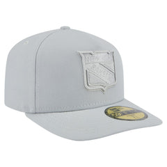 New York Rangers New Era Color Pack A-Frame 59FIFTY Fitted Hat - Gray - NHL