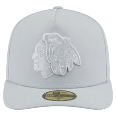 Chicago Blackhawks New Era Color Pack A-Frame 59FIFTY Fitted Hat - Gray - NHL