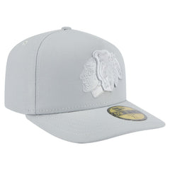 Chicago Blackhawks New Era Color Pack A-Frame 59FIFTY Fitted Hat - Gray - NHL
