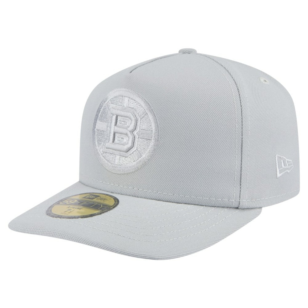 Boston Bruins New Era Color Pack A-Frame 59FIFTY Fitted Hat - Gray - NHL