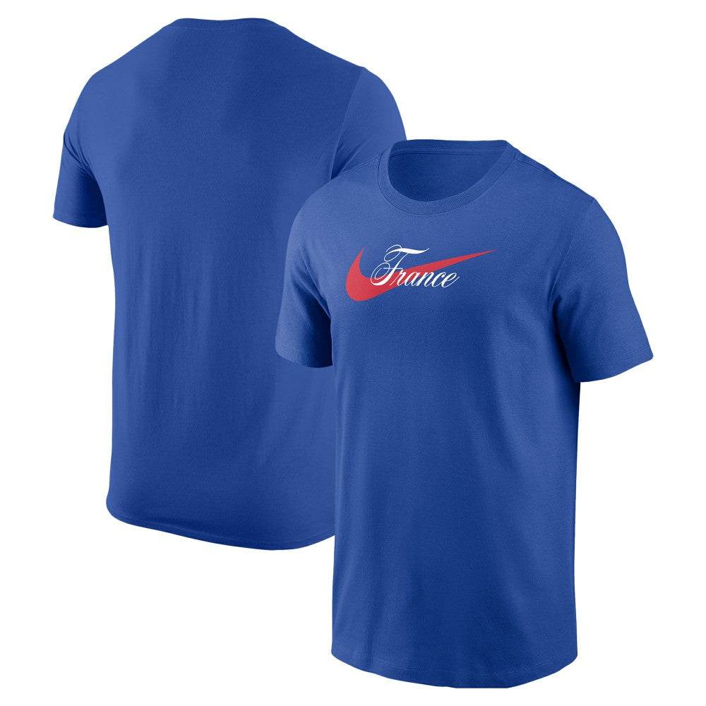 France National Team Team Wordmark Swoosh Core T-Shirt Royal | Nike online