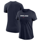 England National Team Women's Wordmark T-Shirt Navy | Nike cheap