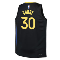 Stephen Curry Golden State Warriors Jordan Brand Youth Swingman Jersey Statement Editi- Navy - NBA