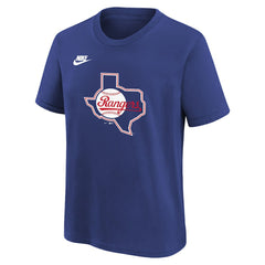 Texas Rangers Nike Youth Cooperstown Collection Team Logo T-Shirt - MLB