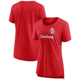 St. Louis Cardinals Women's Practice Time Tri-Blend T-Shirt - MLB