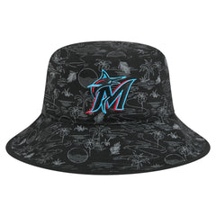 Miami Marlins New Era 2025 Spring Training All Over Print Bucket Hat - MLB