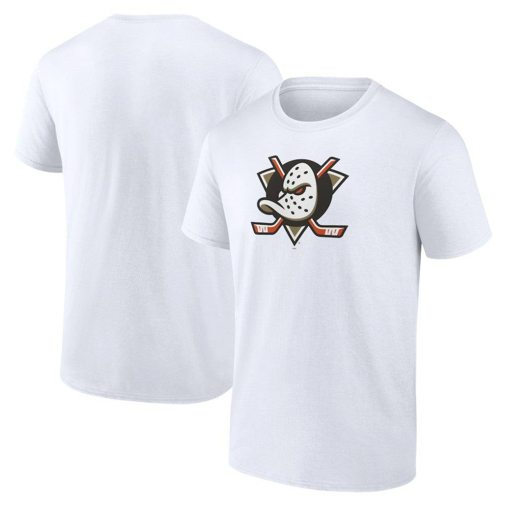 Anaheim Ducks Primary Logo T-Shirt - White - NHL
