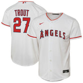 Mike Trout Los Angeles Angels Nike Youth Home Replica Player Jersey - MLB