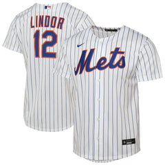Francisco Lindor New York Mets Nike Youth Home Replica Player Jersey - MLB