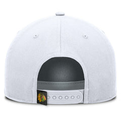 Chicago Blackhawks Fanatics Rope A-Frame Adjustable Hat - White - NHL