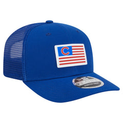 Chicago Cubs New Era Flag 9SEVENTY Stretch-Snap Hat - MLB