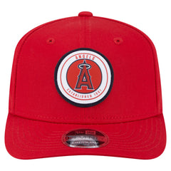 Los Angeles Angels New Era Circle Patch 9SEVENTY Stretch-Snap Hat - MLB