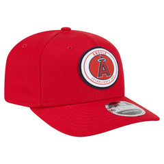 Los Angeles Angels New Era Circle Patch 9SEVENTY Stretch-Snap Hat - MLB