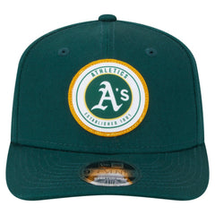 Athletics New Era Circle Patch 9SEVENTY Stretch-Snap Hat - MLB