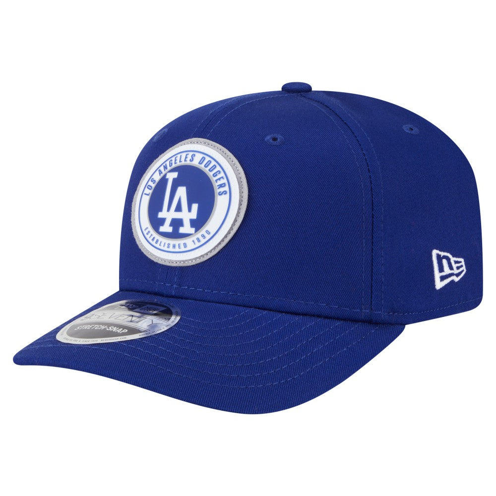 Los Angeles Dodgers New Era Circle Patch 9SEVENTY Stretch-Snap Hat - MLB