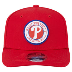 Philadelphia Phillies New Era Circle Patch 9SEVENTY Stretch-Snap Hat - MLB