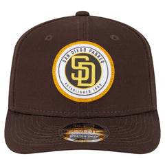 San Diego Padres New Era Circle Patch 9SEVENTY Stretch-Snap Hat - MLB
