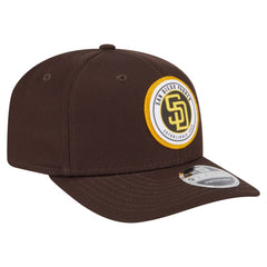 San Diego Padres New Era Circle Patch 9SEVENTY Stretch-Snap Hat - MLB
