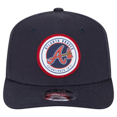 Atlanta Braves New Era Circle Patch 9SEVENTY Stretch-Snap Hat - MLB