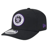 Colorado Rockies New Era Circle Patch 9SEVENTY Stretch-Snap Hat - MLB