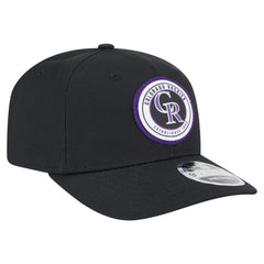 Colorado Rockies New Era Circle Patch 9SEVENTY Stretch-Snap Hat - MLB