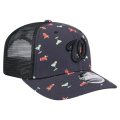 Washington Nationals New Era Adventure Drinks Pattern 9SEVENTY Stretch-Snap Hat - MLB