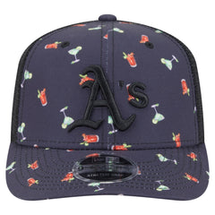 Athletics New Era Adventure Drinks Pattern 9SEVENTY Stretch-Snap Hat - MLB