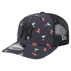 New York Yankees New Era Adventure Drinks Pattern 9SEVENTY Stretch-Snap Hat - MLB
