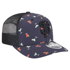 San Francisco Giants New Era Adventure Drinks Pattern 9SEVENTY Stretch-Snap Hat - MLB