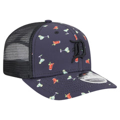Detroit Tigers New Era Adventure Drinks Pattern 9SEVENTY Stretch-Snap Hat - MLB