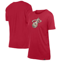 Miami Heat Women's Glam Game Flower T-Shirt Red - NBA