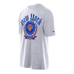 New York Knicks Throwback Prep Oversized T-Shirt White - NBA