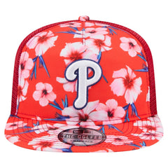 Philadelphia Phillies New Era Adventure Pattern Golfer Trucker Snapback Hat - MLB