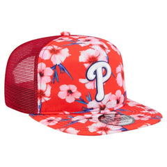 Philadelphia Phillies New Era Adventure Pattern Golfer Trucker Snapback Hat - MLB