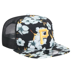 Pittsburgh Pirates New Era Adventure Pattern Golfer Trucker Snapback Hat - MLB