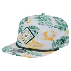 Athletics New Era Printed Island Golfer Snapback Hat - MLB