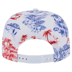 Texas Rangers New Era Printed Island Golfer Snapback Hat - MLB