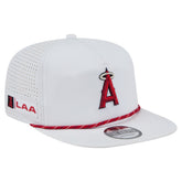 Los Angeles Angels New Era Perforated Golfer Snapback Hat - MLB