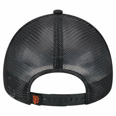 San Francisco Giants New Era Distressed 9FORTY A-Frame Adjustable Trucker Hat - MLB