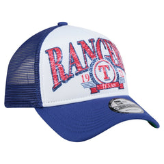 Texas Rangers New Era Trucker A-Frame 9FORTY Adjustable Hat - MLB