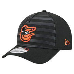 Baltimore Orioles New Era American Flag 9FORTY M-Crown A-Frame Adjustable Hat - MLB