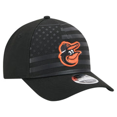 Baltimore Orioles New Era American Flag 9FORTY M-Crown A-Frame Adjustable Hat - MLB